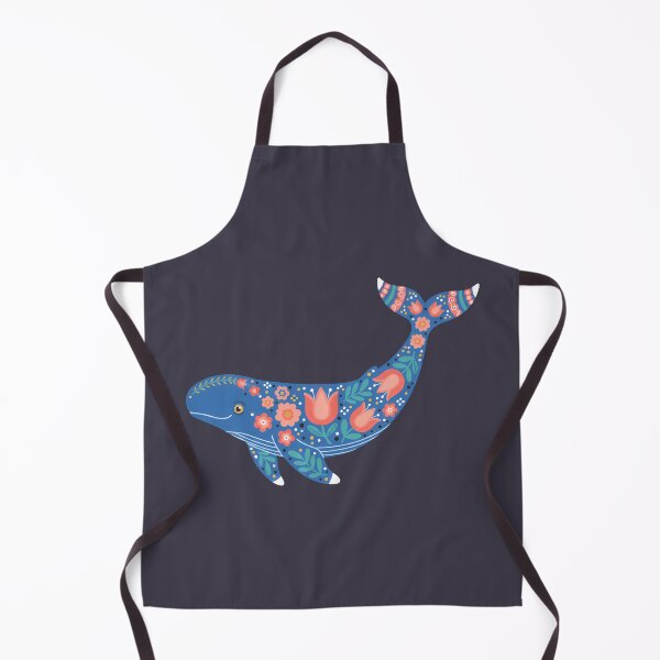 Item preview, Beluga Whale – Scandinavian Folk Art by heidiannemorris © designed and sold by FOLK ART FUSION by heidiannemorris.