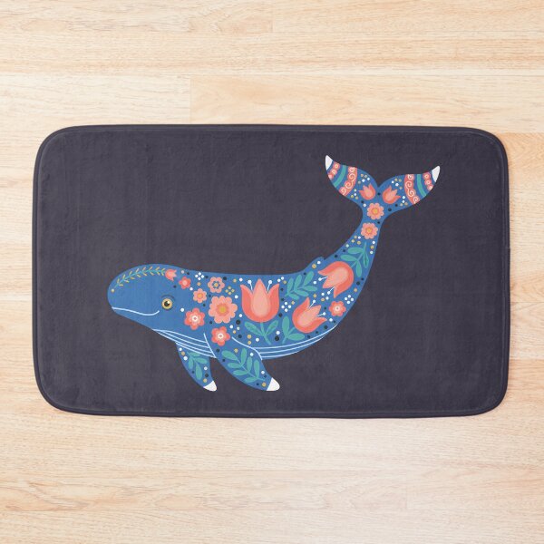 Item preview, Beluga Whale – Scandinavian Folk Art by heidiannemorris © designed and sold by FOLK ART FUSION by heidiannemorris.