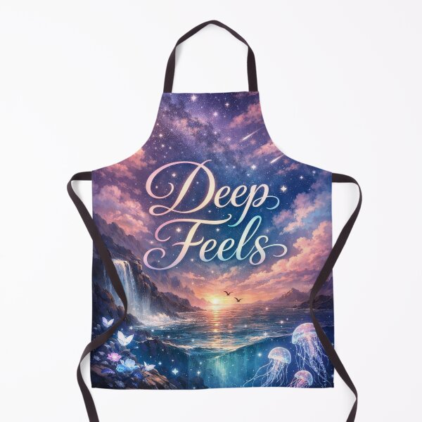 Item preview, Deep Feels Aesthetic Dreamy Night Sky Quote Design designed and sold by Sanika arts .
