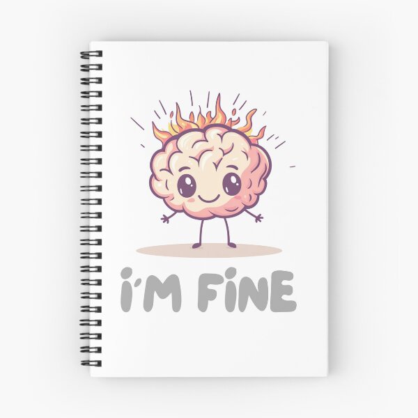 Item preview, I am fine... overtinker designed and sold by NeurospiceZ.