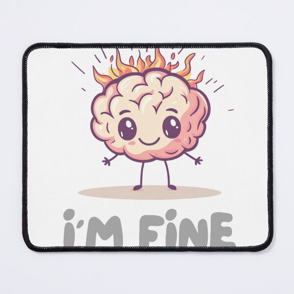 Item preview, I am fine... overtinker designed and sold by NeurospiceZ.