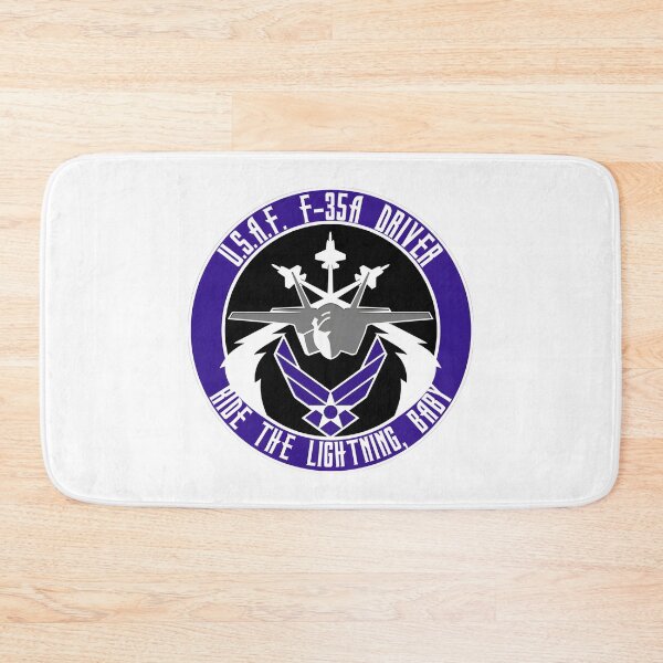 Item preview, U.S.A.F. F-35A Driver: Ride the Lightning Aviation Patch designed and sold by CharlieDesings.