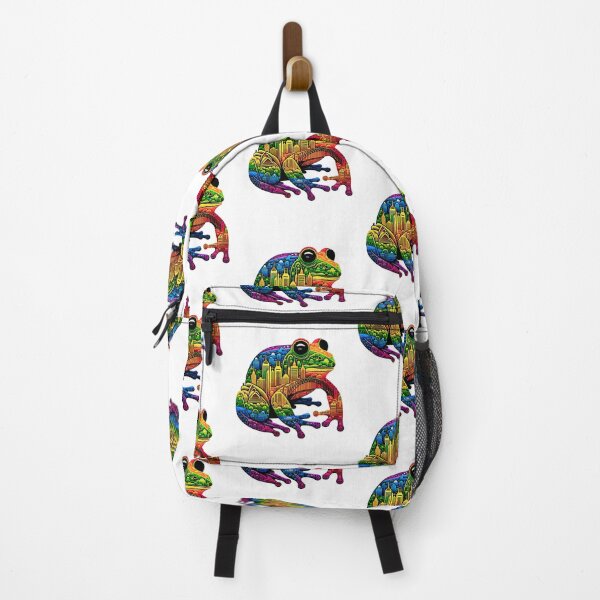 Item preview, Sydney Australia Frog Silhouette Neon Cityscape Illustration designed and sold by designleon19.