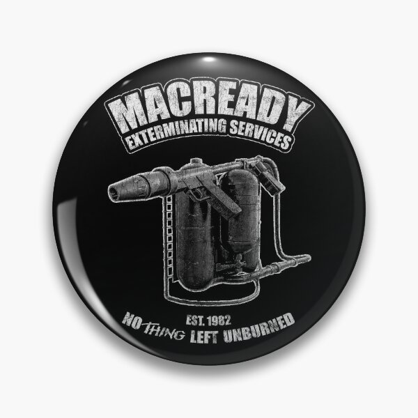 Item preview, Macready Flamethrower Exterminating The Thing Distressed designed and sold by Power Up Prints.