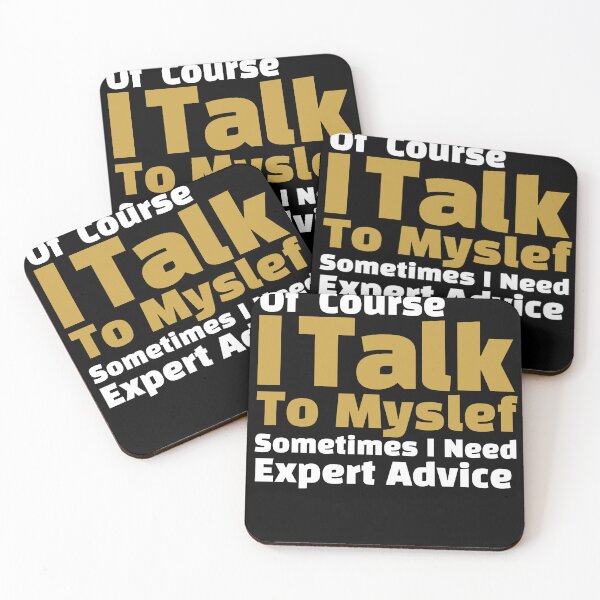 Item preview, Of Course I Talk To Myself designed and sold by SaltCreatives.