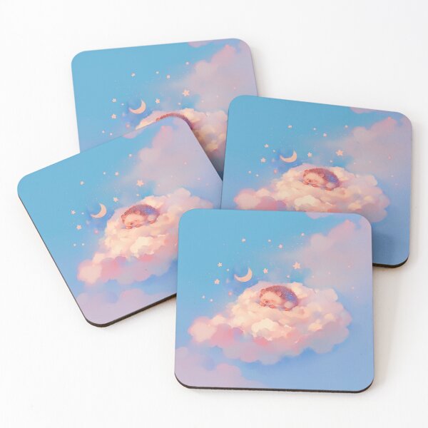 Item preview, Dreamy Hedgehog Sleeping on Cloud designed and sold by Christian Weiss.