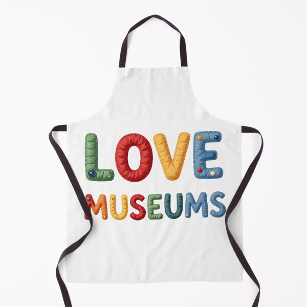 Item preview, LOVE MUSEUMS - IN COLORFUL FAUX LETTERING designed and sold by AlexOBrienArt.