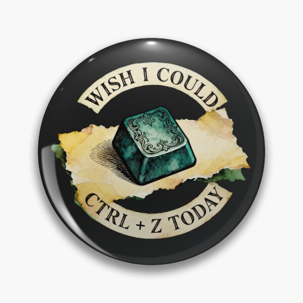 Item preview, Wish I Could Ctrl Z Today | Funny Retro Keyboard Vintage designed and sold by VENOHA.