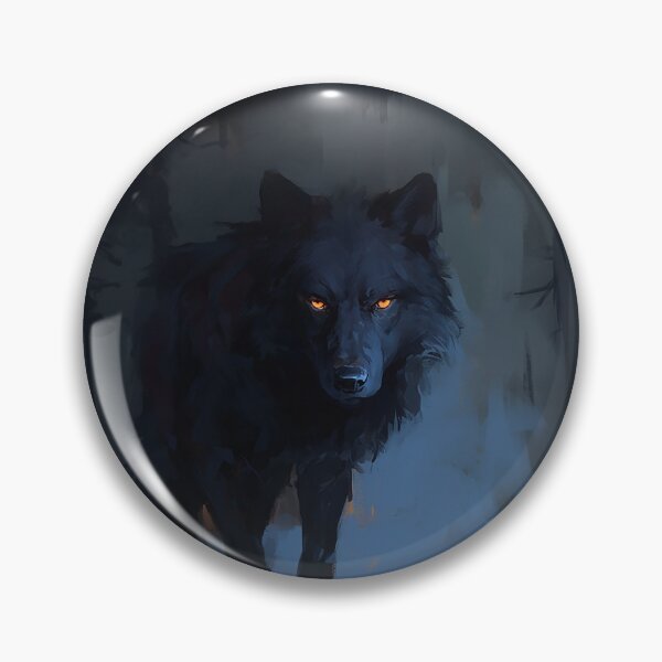 Item preview, Dark Wolf With Glowing Eyes designed and sold by Christian Weiss.