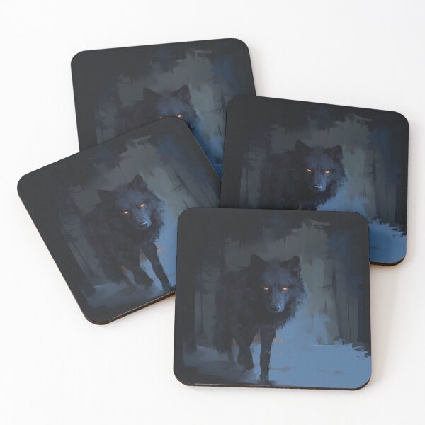 Item preview, Dark Wolf With Glowing Eyes designed and sold by Christian Weiss.