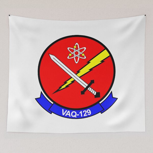 Item preview, Official Insignia of the VAQ-129 "Vikings" Electronic Attack Squadron designed and sold by CharlieDesings.