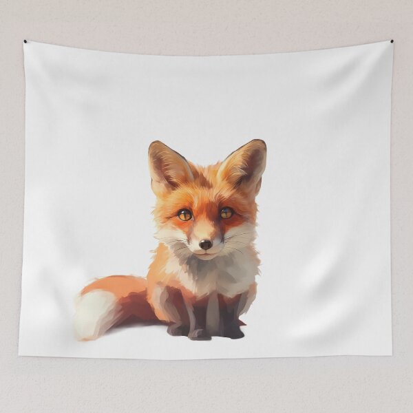 Item preview, Alert Fox Minimal Portrait designed and sold by Christian Weiss.