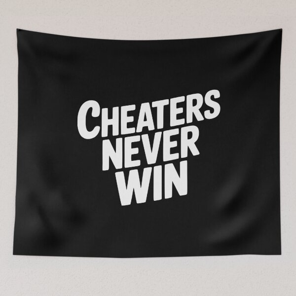 Item preview, Cheaters Never Win designed and sold by Frank Ring.