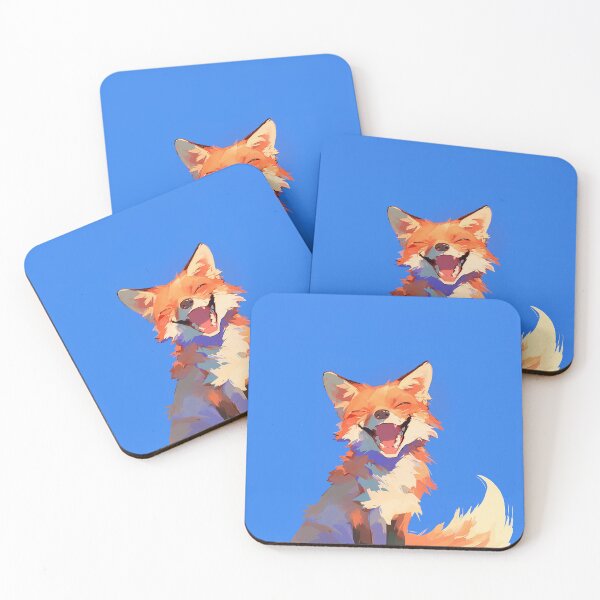 Item preview, Happy Smiling Fox Illustration designed and sold by Christian Weiss.