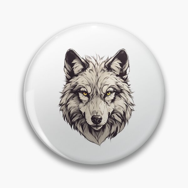 Item preview, Symmetrical Wolf Head Portrait designed and sold by Christian Weiss.