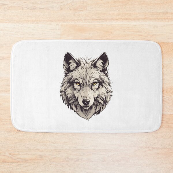 Item preview, Symmetrical Wolf Head Portrait designed and sold by Christian Weiss.