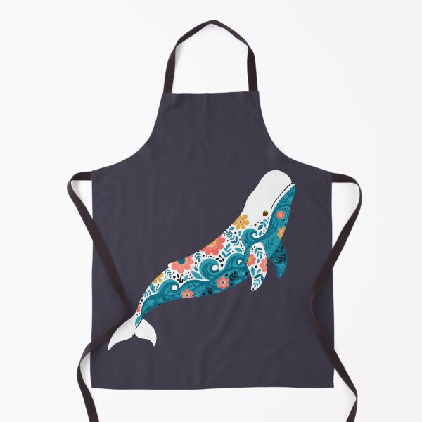 Item preview, Beluga Whale – Scandinavian Folk Art by heidiannemorris © designed and sold by FOLK ART FUSION by heidiannemorris.