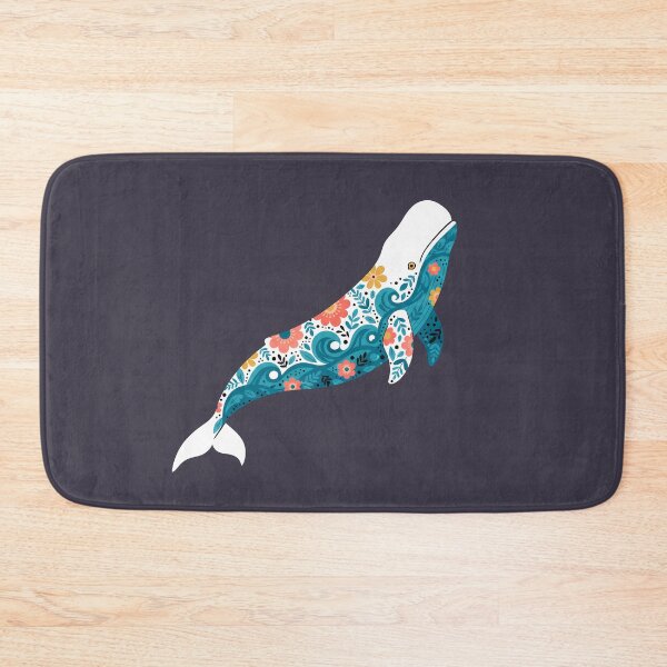 Item preview, Beluga Whale – Scandinavian Folk Art by heidiannemorris © designed and sold by FOLK ART FUSION by heidiannemorris.