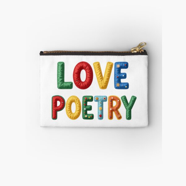 Item preview, LOVE POETRY - IN COLORFUL FAUX LETTERING designed and sold by AlexOBrienArt.