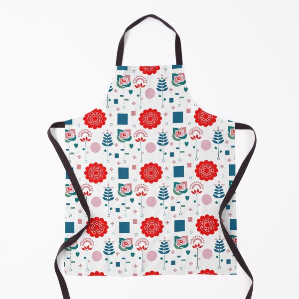 Item preview, seamless pattern of Horizontal Geometric Flower Composition in Minimal Style designed and sold by CreativebyTKK.