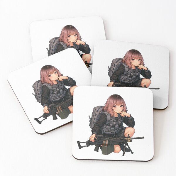 Item preview, Machine Gun Girl designed and sold by RAWLIFEGRAPHIC.