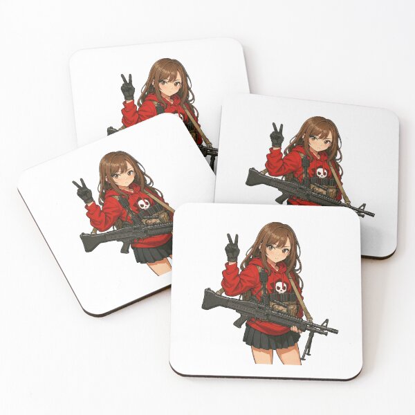 Item preview, Machine Gun Girl designed and sold by RAWLIFEGRAPHIC.