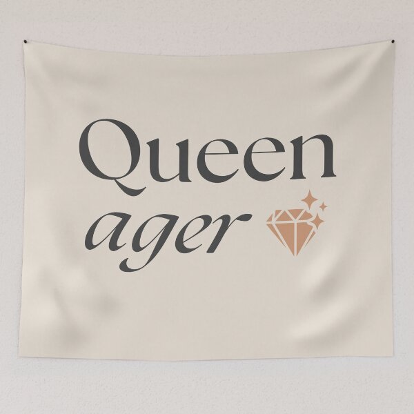 Item preview, Queen Ager – Minimal Empowerment Design for Modern Women designed and sold by ScanMood.