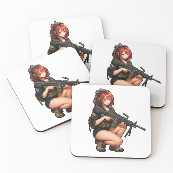 Item preview, Machine Gun Girl designed and sold by RAWLIFEGRAPHIC.