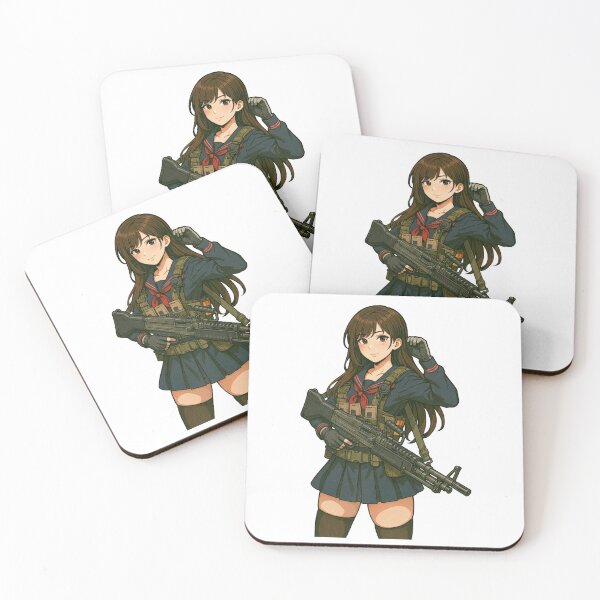 Item preview, Machine Gun Girl designed and sold by RAWLIFEGRAPHIC.