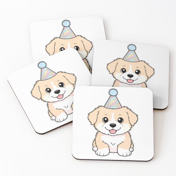 Item preview, Party Hat Puppy - Birthday Bash designed and sold by ArtOccultist.