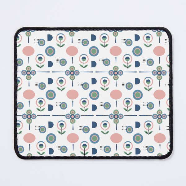 Item preview, seamless pattern of Split Circle Geometric Flower Modern Abstract Print designed and sold by CreativebyTKK.