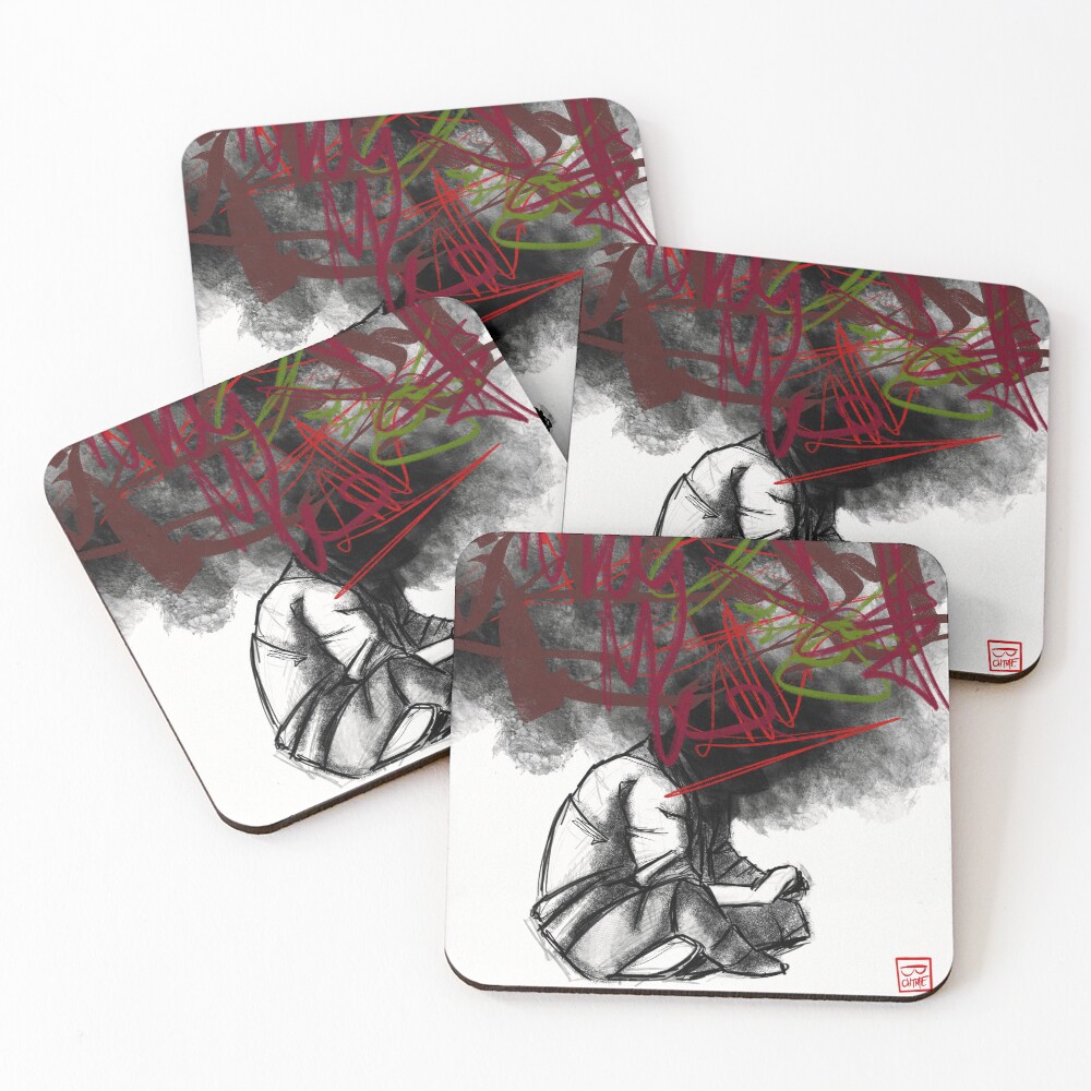 Item preview, Coasters (Set of 4) designed and sold by DigitEclectic.