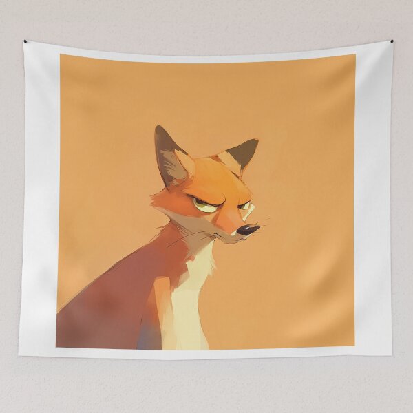 Item preview, Clever Fox Side Glance Portrait designed and sold by Christian Weiss.