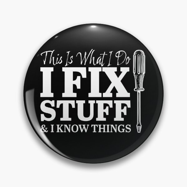 Item preview, Funny Handyman T-Shirt This Is What I Do I Fix Stuff & I Know Things  designed and sold by SaltCreatives.