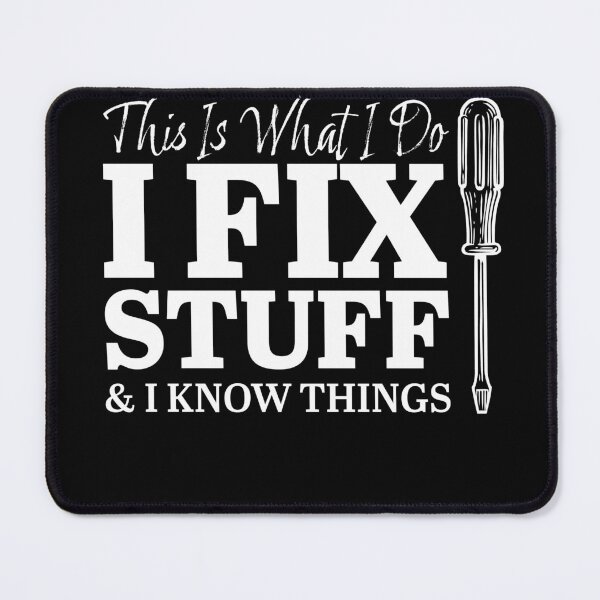 Item preview, Funny Handyman T-Shirt This Is What I Do I Fix Stuff & I Know Things  designed and sold by SaltCreatives.