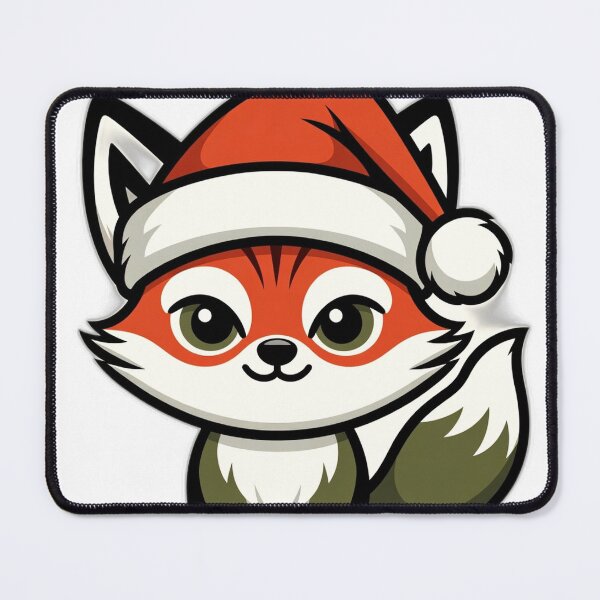 Item preview, Christmas Hat Fox - Festive Foxy designed and sold by ArtOccultist.