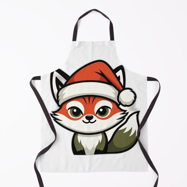 Item preview, Christmas Hat Fox - Festive Foxy designed and sold by ArtOccultist.