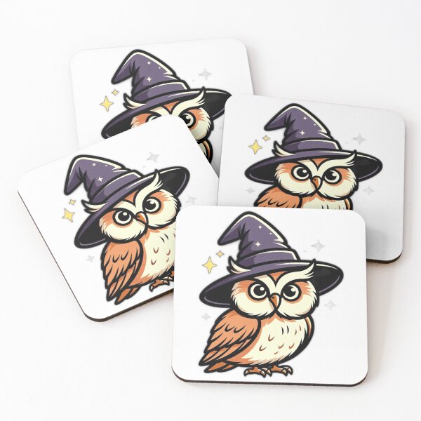 Item preview, Witch Hat Owl - Magical Hoot designed and sold by ArtOccultist.
