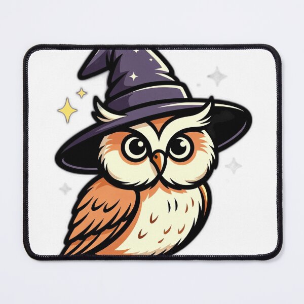 Item preview, Witch Hat Owl - Magical Hoot designed and sold by ArtOccultist.