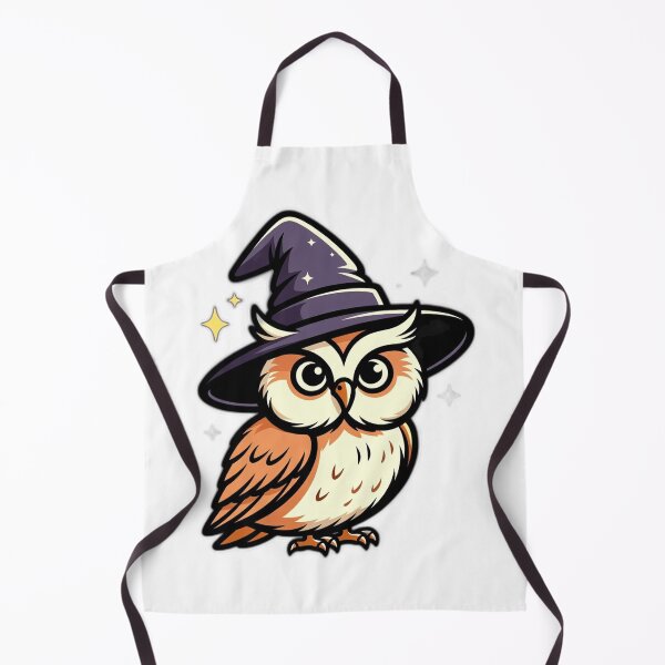 Item preview, Witch Hat Owl - Magical Hoot designed and sold by ArtOccultist.