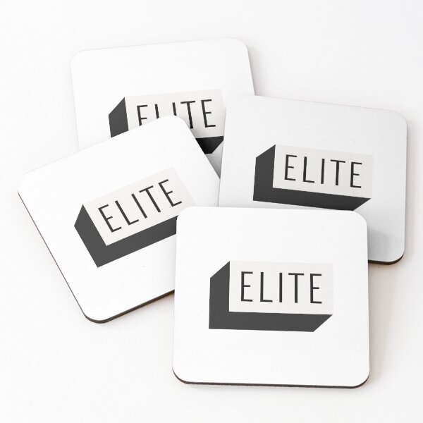 Item preview, Elite -- minimalist self-confidence humor designed and sold by The Sporty Nerd.