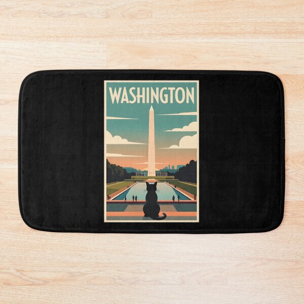 Item preview, Washington Monument Vintage Travel Poster designed and sold by dudelinart.