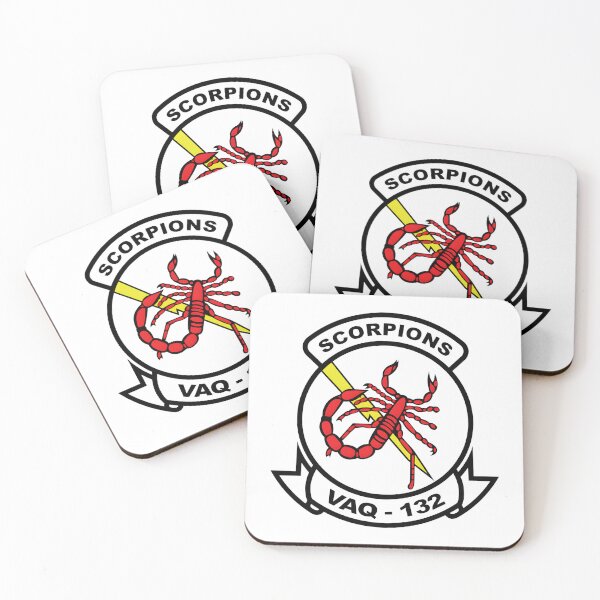 Item preview, US Navy VAQ-132 Scorpions Squadron Insignia designed and sold by CharlieDesings.