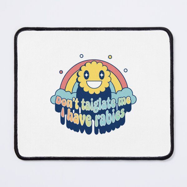 Item preview, Dont Tailgate Me I Have Rabies Cute Smiling Sun Rainbow Quote designed and sold by SkeletonsDanger.