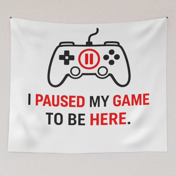 Item preview, I paused my game designed and sold by Eric Nagel.