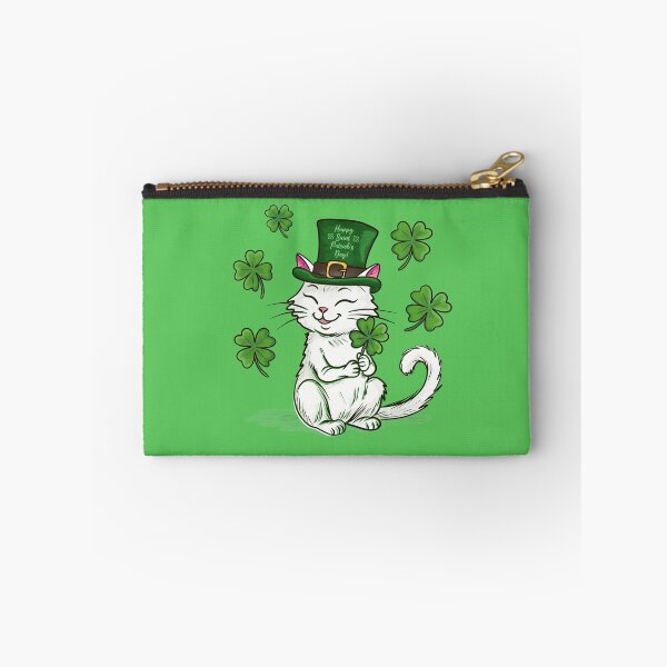 Item preview, Cute Shamrock Kitty designed and sold by SimoesArtistry.