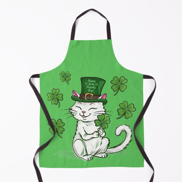 Item preview, Cute Shamrock Kitty designed and sold by SimoesArtistry.