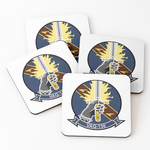 Item preview, US Navy VAQ-136 The Gauntlets Electronic Attack Squadron Insignia designed and sold by CharlieDesings.