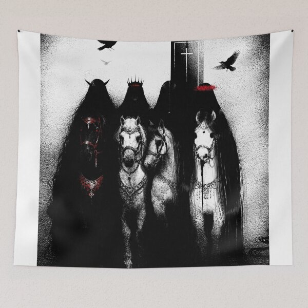 Item preview, Four Riders of Apocalypse designed and sold by MaliceGhoul.