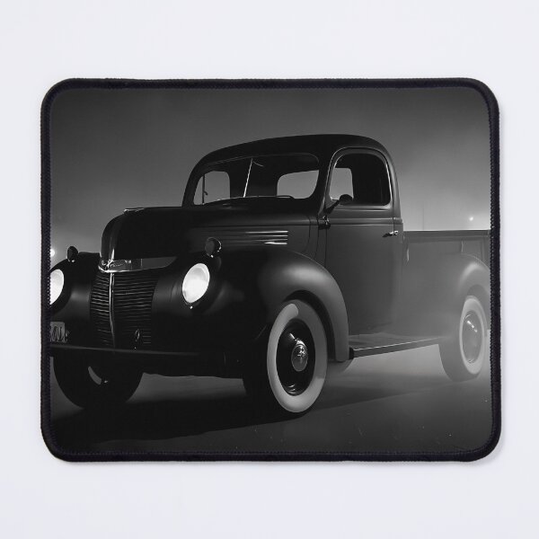 Item preview, Vintage 1940s Pickup Truck Noir Fog Classic designed and sold by KanzenCreations.